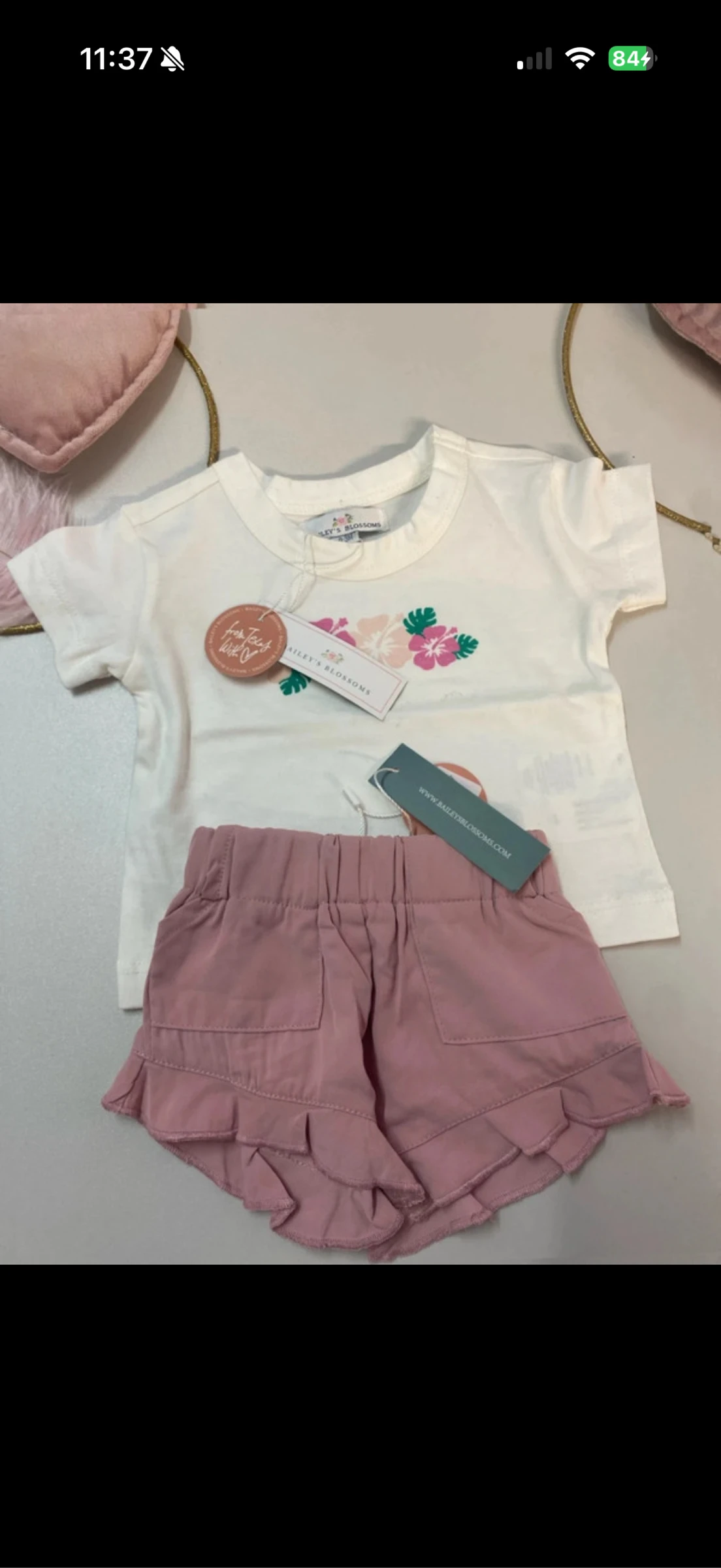 Ensemble Bébé Fille - neuf - taille 0/3 mois